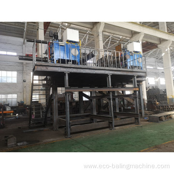 Automatic Hydraulic Scrap Steel Aluminum Turnings Compactor